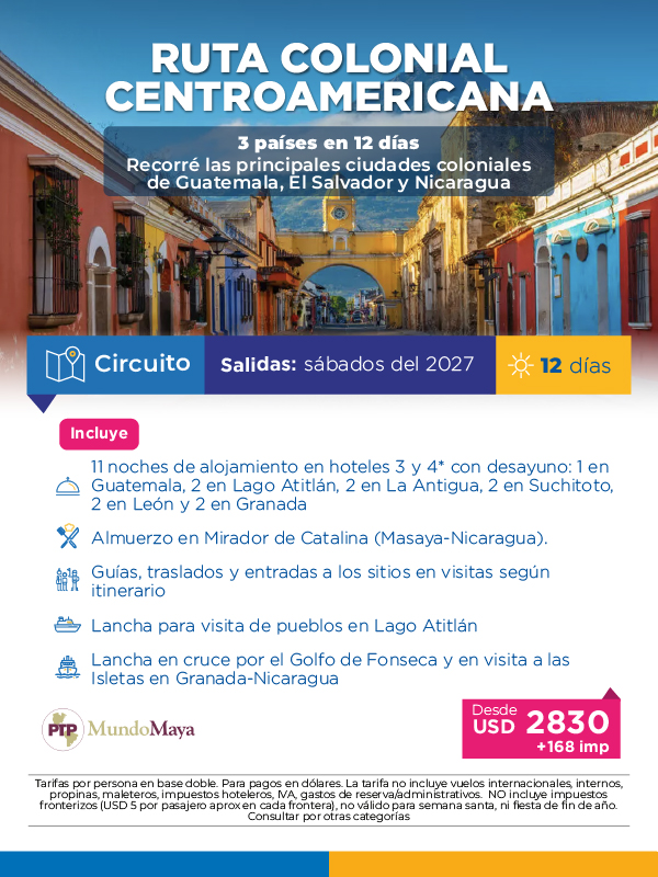 RUTA COLONIAL CENTROAMERICANA